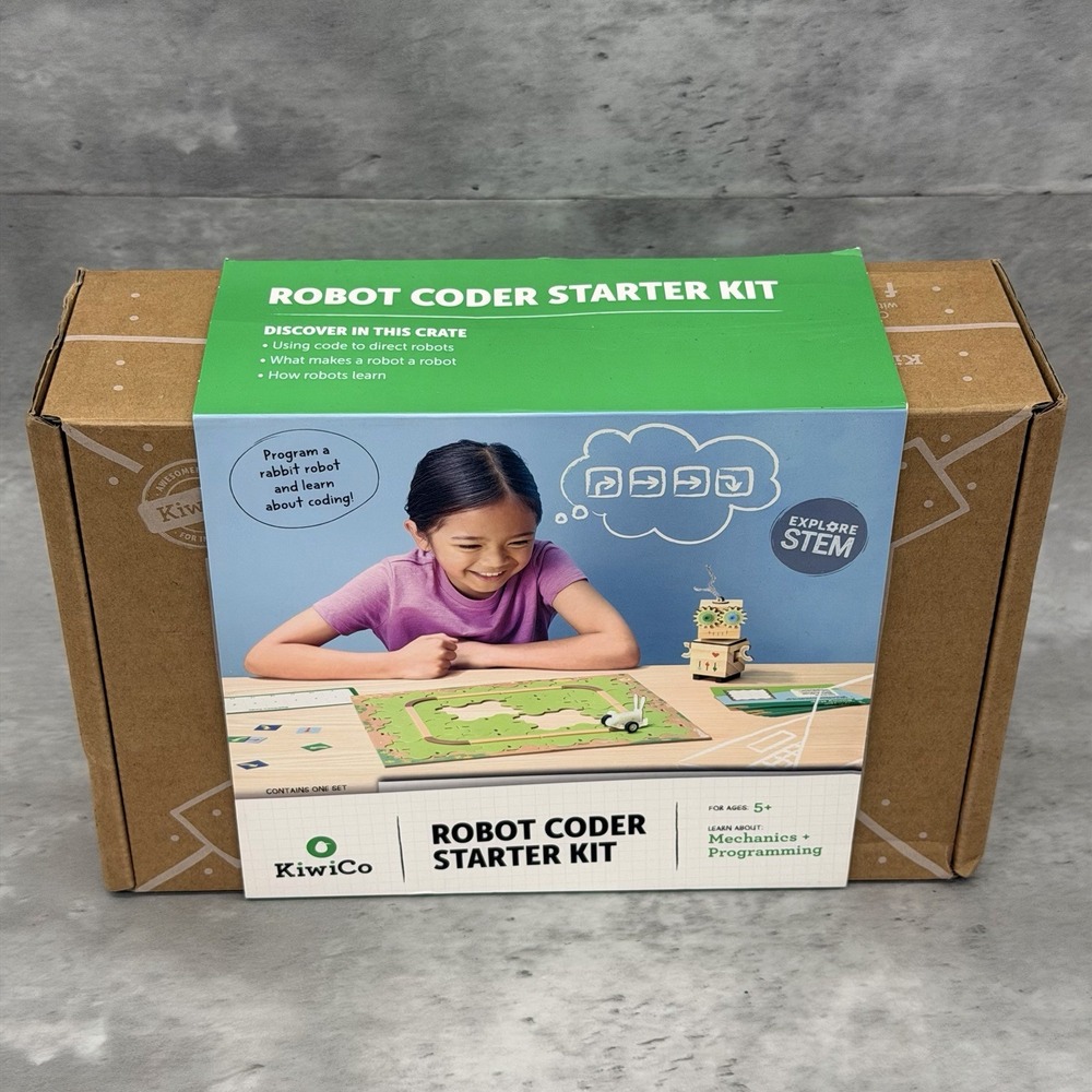 Kiwi Co Robot Coder Starter Kit Program Rabbit Robot Mechanics & Programming NEW - Picture 2 of 3